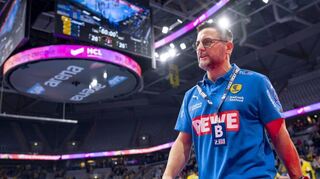 Löwen-Trainer Ljubomir Vranjes in der SAP Arena.