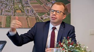 Beim Jahres-Interview im Dezember gab sich Bürgermeister Simon Michler noch zuversichtlich, jetzt strebt er keine zweite Amtszeit mehr an.