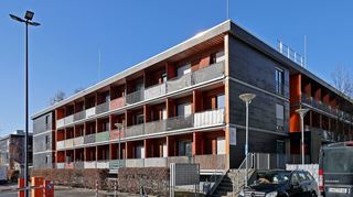 Studentenwohnheim Eastside in Neuostheim in der Seckenheimer Landstraße.