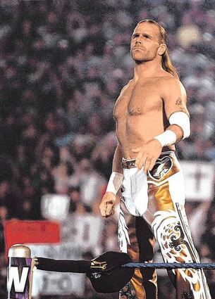 Verteilte Küsschen im Friedrichspark: Shawn Michaels.