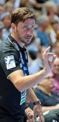 Mit Wetzlar auf Europapokalkurs: Trainer Ben Matschke.