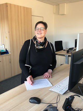 Laura Bettag ist eine (von zwei) Team- Leiterinnen der Corona-Hotline.