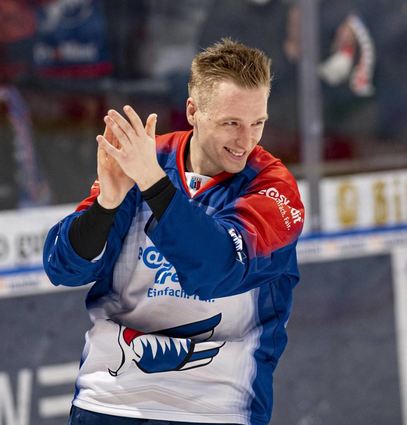 Ist froh wieder zu spielen: Adler-Neuzugang Markus Hännikäinen erzielte bei seinem Debüt den Treffer zum zwischenzeitlichen 2:0.