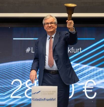 Daimler-Truck-Chef Martin Daum beim Börsengang Ende 2021.