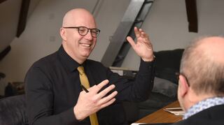 Bürgermeisterkandidat Norbert Hölscher stellt sich im Interview den Fragen von „MM“-Redakteur Hans-Jürgen Emmerich.