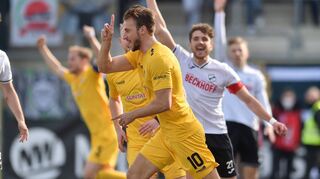 Der Matchwinner: Pascal Sohm steuerte zum 3:1-Sieg des SV Waldhof beim SC Verl zwei Treffer bei.