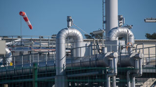 Teures Erdgas aus der russischen Pipeline Nord Stream 1.