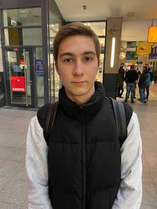 Nikita Koval (17) kommt aus Kiew und lebt seit kurzem mit seiner Mutter in Frankfurt.
