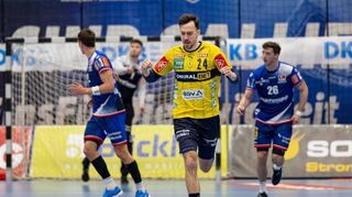 Auch Rechtsaußen Patrick Groetzki kam am Donnerstag ins Laufen und steuerte beim 31:22-Erfolg in Balingen nicht weniger als sieben Treffer bei.