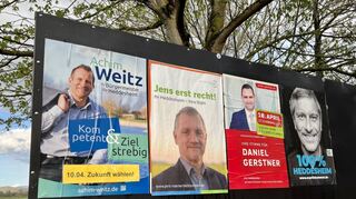 Die Wahl am 20. März hat noch keine Entscheidung gebracht. Am Sonntag, 10. April, geht es ins Finale beim Rennen ums Bürgermeisteramt.