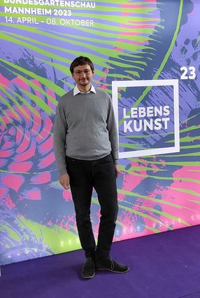 „Es ist ein eigener, spezieller Mannheimer Weg“: Fabian Burstein konzipiert das Buga-Kulturprogramm, das unter dem Motto „Lebenslust“ steht.