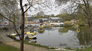 Luisenpark Baustelle Neue Patrkmitte