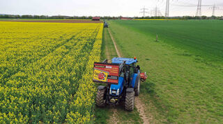 Protest der Landwirte.