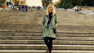 Die Mannheimer Bloggerin Irina Peter im ukrainischen Odessa.