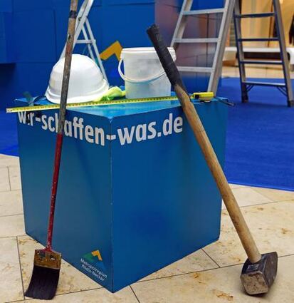Der Freiwilligentag der Metropolregion ist Thema am Stand.