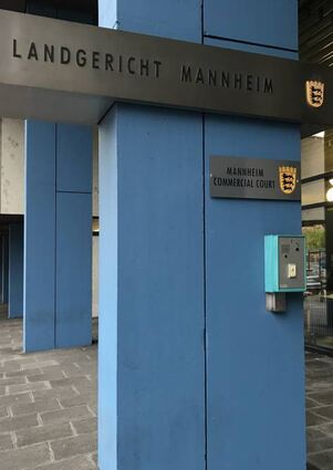 Bis Ende Mai soll vor dem Landgericht Mannheim verhandelt werden.