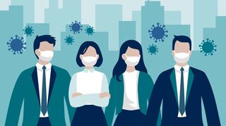 Die Justiz musste sich in der Corona-Pandemie mit völlig neuen Streitfragen auseinandersetzen.