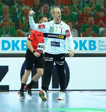 Löwen-Keeper Mikael Appelgren war der große Rückhalt beim Sieg der Mannheimer in Leipzig.