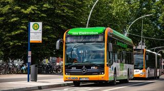 Busse wie den eCitaro hält Christian Specht für eine wesentlich nachhaltigere Investition als das Neun-Euro-Ticket.