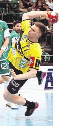 Löwe Kristjan Horzen spielte in Leipzig und Lübbecke viel.