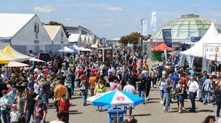 Volle Wege auf dem Maimarkt auf dem Maimarkt Mannheim 2022.