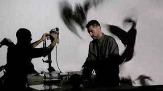 Bringt Hitchcocks Klassiker „Die Vögel“ in Verbindung mit heutiger Migration: die Multimedia-Performance „Birdie“.
