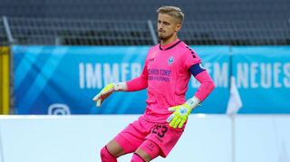 Jan-Christoph Bartels rückt im Saisonfinale beim SV Waldhof nochmals ins Tor und damit in den Blickpunkt.