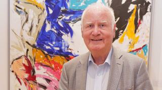 Manfred Fuchs, mittlerweile 82, stammt aus einem kunstaffinen Elternhaus und malt seit seiner Jugend.
