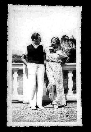 Liselotte Sperber mit ihrem Mann Manfred.