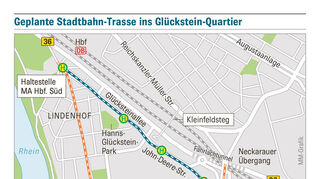 So verläuft die geplante Stadtbahn-Trasse.
