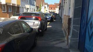 Nach Angaben der Anwohner gab’s in der Friedensstraße „noch nie“ Probleme.