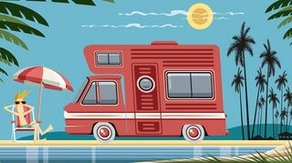Die Unterkunft im Urlaub immer dabei: Reisen mit dem Wohnmobil ist bei den Deutschen sehr beliebt.