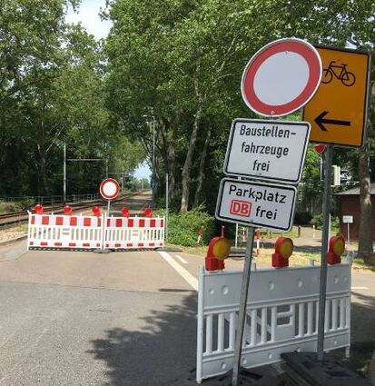 Bis Pfingsten gesperrt: Die Lindenhof-überführung.