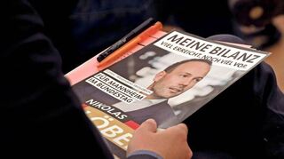 Mit dieser Broschüre hatte Nikolas Löbel im Oktober 2020 beim CDU-Kreisparteitag für seine erneute Nominierung als Bundestagskandidat geworben.