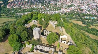 Die Festungsruine auf dem Hohentwiel zählt mit neun Hektar Fläche zu den größten in Deutschland.