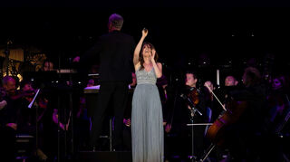 DMandy Capristo bei „Disney in Concert“ in ihrer Geburtsstadt.