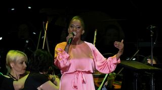 Judith Lefeber präsentierte ihr Können bei der Musik zum Film "Küss den Frosch".