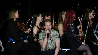 Ein "Tarzan" ohne Makel und Tadel: Anton Zetterholm bei "Disney in Concert" in Mannheim.