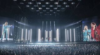 Sein oder nicht sein? Auf der Bühne tanzen und singen die ABBAtare.