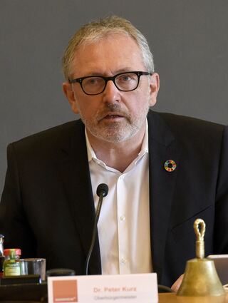 War 1992 Stadtrat: der heutige Oberbürgermeister Peter Kurz.