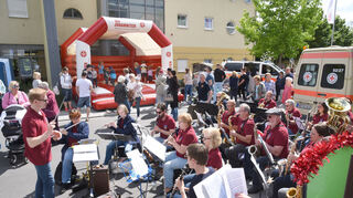 Musik aus Viernheim beim Fest der Vetter-Stiftung.