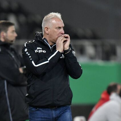 Christian Neidhart führte Rot-Weiss Essen 2021 ins Viertelfinale um den DFB-Pokal (unser Bild).