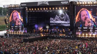 Eine Wucht! Das Set von Korn schlug am letzten Festivaltag beim zahlreich erschienenen Publikum am Nürburgring voll ein.