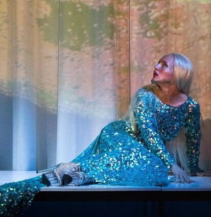 Alyona Rostovskaya in der Titelrolle der Rusalka in Heidelberg.