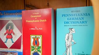 In Pennsylvania gibt es noch die passenden Sprachbücher.