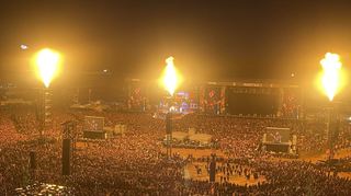Die Fans feiern beim Download Festival 2022 Metallica.