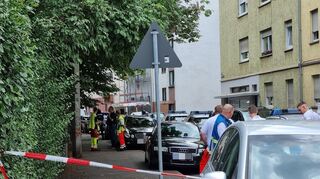 Polizeieinsatz in der Neckarstadt-West.
