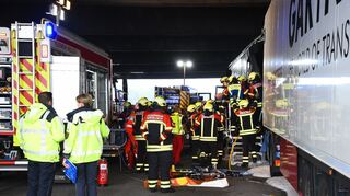Die Einsatzkräfte sind vor Ort.