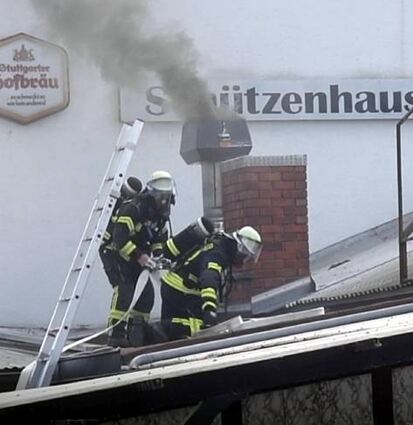 Die Feuerwehr konnte den Brand im Restaurant rasch löschen.