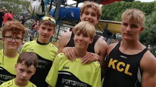 Tom Boxheimer(v.l.), Felix Brechenser, Leonard Balanescu, Eric Rössling, Matteo Maurer und Niclas Ohl zeigten ihr Können.